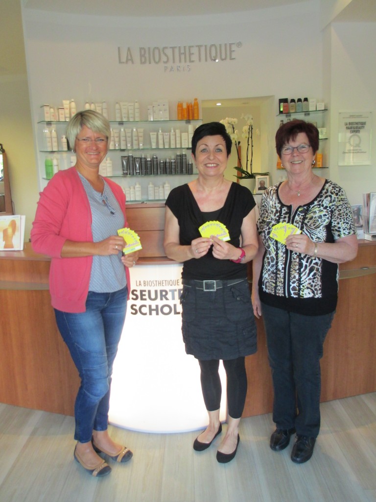 Bild von links nach rechts: Claudia Potocnik (Förderverein Grundschule), Christa Scholz (Gewerbeverein), Helga Mühlenbeck (Seniorenbeirat)